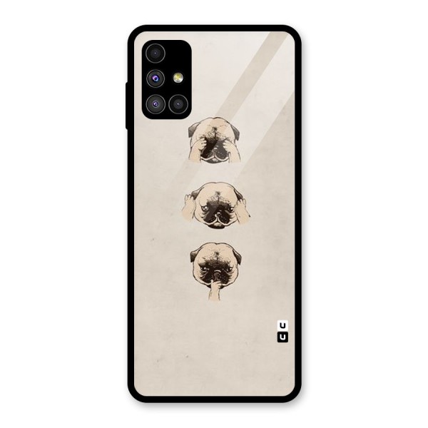 Doggo Moods Glass Back Case for Galaxy M51