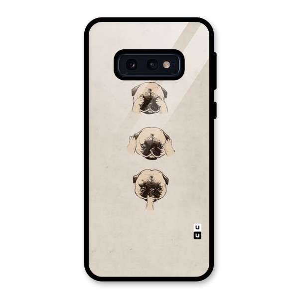 Doggo Moods Glass Back Case for Galaxy S10e