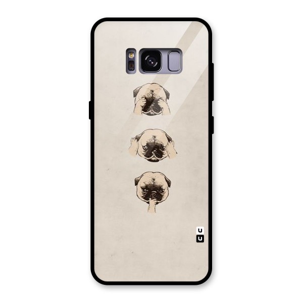 Doggo Moods Glass Back Case for Galaxy S8
