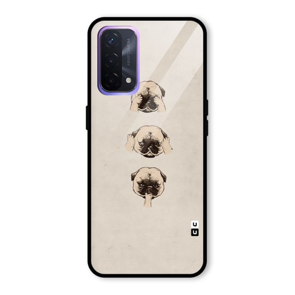 Doggo Moods Glass Back Case for Oppo A74 5G