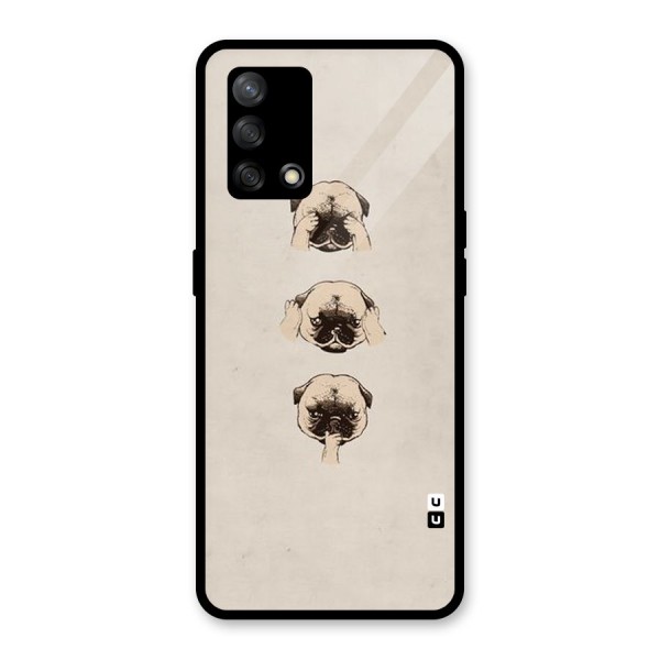 Doggo Moods Glass Back Case for Oppo F19