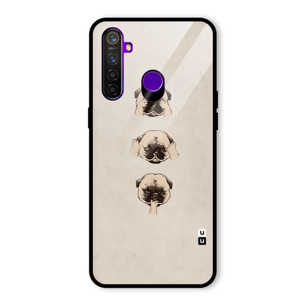 Doggo Moods Glass Back Case for Realme 5 Pro