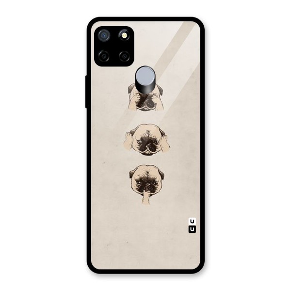 Doggo Moods Glass Back Case for Realme C15