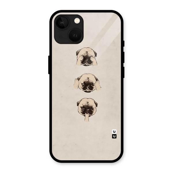 Doggo Moods Glass Back Case for iPhone 13