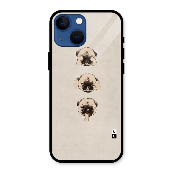Doggo Moods Glass Back Case for iPhone 13 Mini