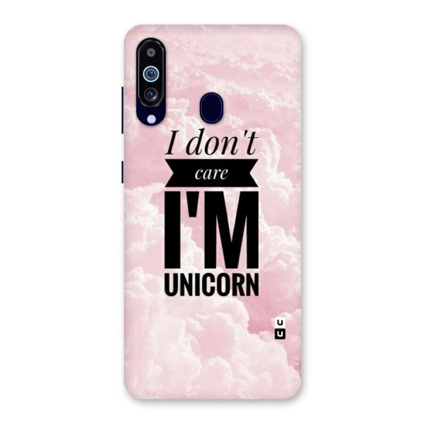 Dont Care Unicorn Back Case for Galaxy A60