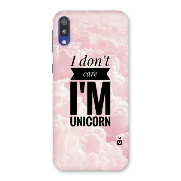 Dont Care Unicorn Back Case for Galaxy M10