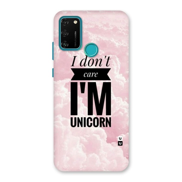 Dont Care Unicorn Back Case for Honor 9A
