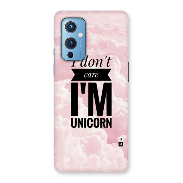 Dont Care Unicorn Back Case for OnePlus 9