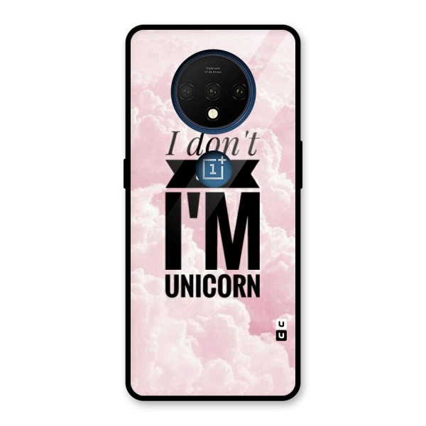 Dont Care Unicorn Glass Back Case for OnePlus 7T