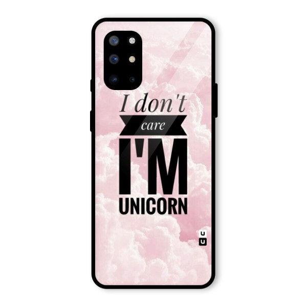 Dont Care Unicorn Glass Back Case for OnePlus 8T