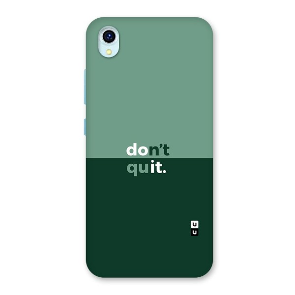 Dont Quit Do It Back Case for Vivo Y1s