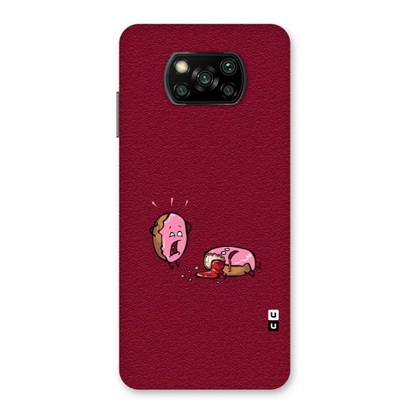 Donut Murder Back Case for Poco X3