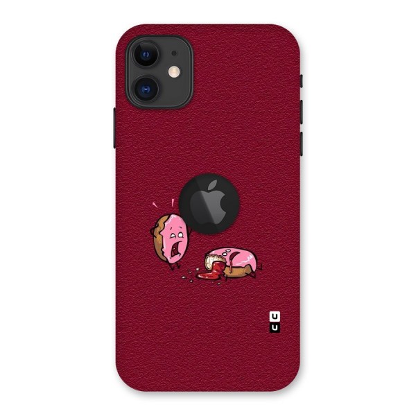 Donut Murder Back Case for iPhone 11 Logo Cut
