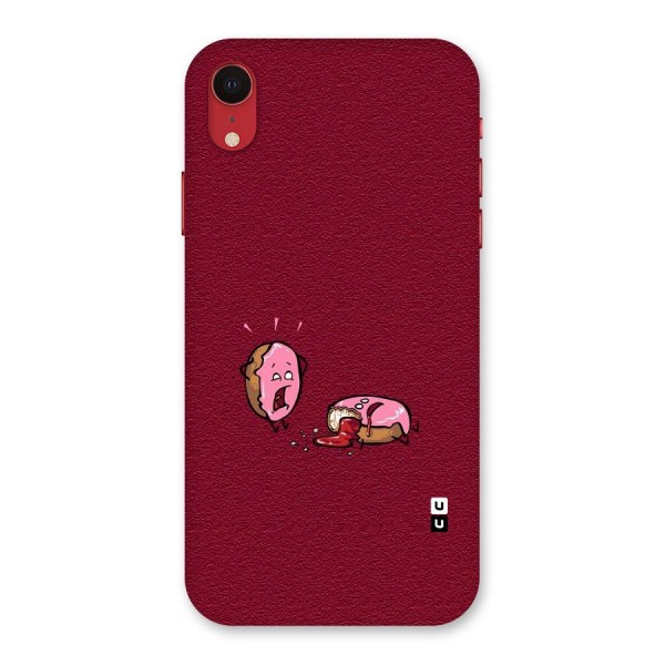 Donut Murder Back Case for iPhone XR