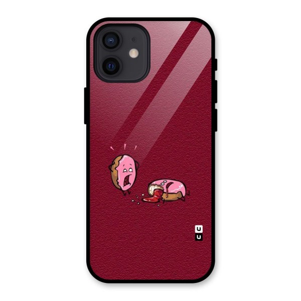 Donut Murder Glass Back Case for iPhone 12