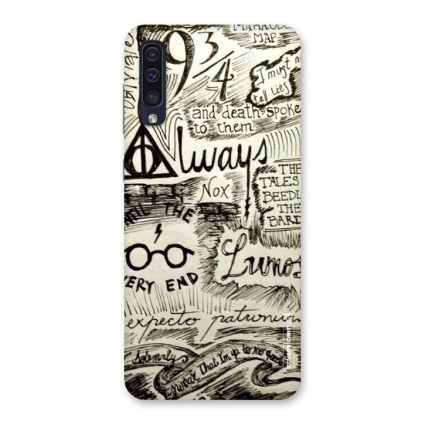 Doodle Art Back Case for Galaxy A50