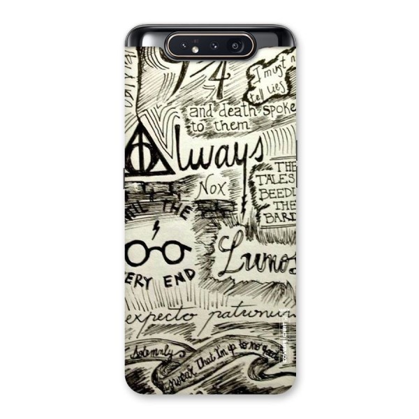 Doodle Art Back Case for Galaxy A80