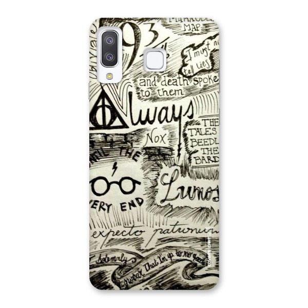 Doodle Art Back Case for Galaxy A8 Star