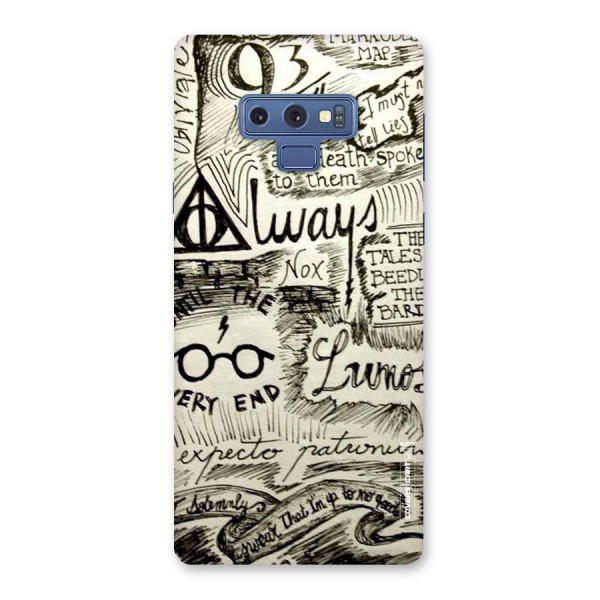 Doodle Art Back Case for Galaxy Note 9