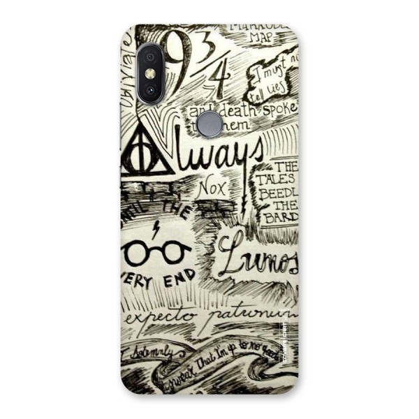 Doodle Art Back Case for Redmi Y2