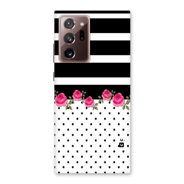 Dots Roses Stripes Back Case for Galaxy Note 20 Ultra