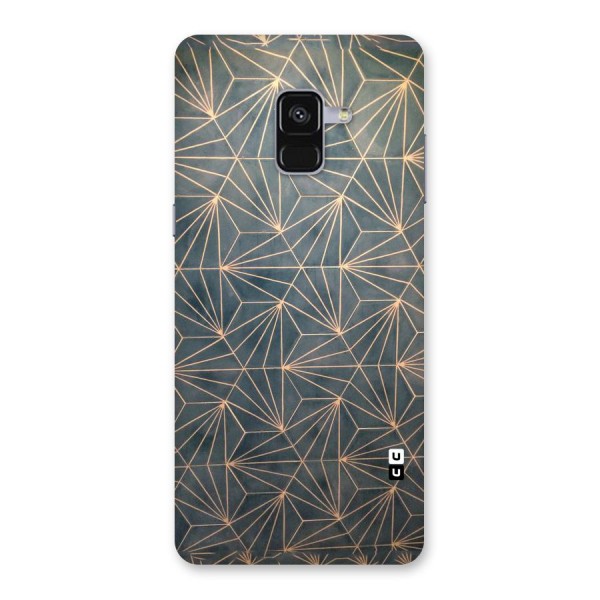Dotted Lines Pattern Back Case for Galaxy A8 Plus