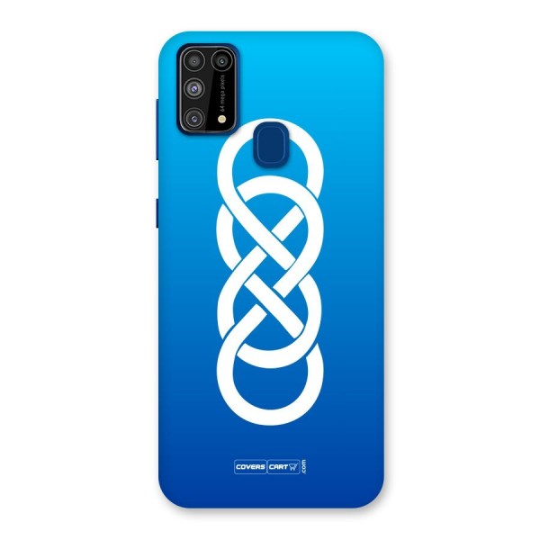 Double Infinity Blue Back Case for Galaxy F41