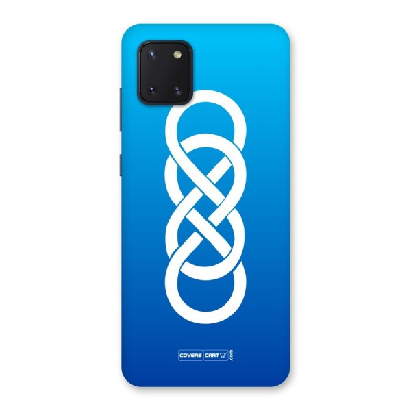 Double Infinity Blue Back Case for Galaxy Note 10 Lite