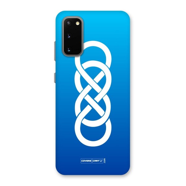 Double Infinity Blue Back Case for Galaxy S20