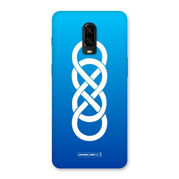Double Infinity Blue Back Case for OnePlus 6T
