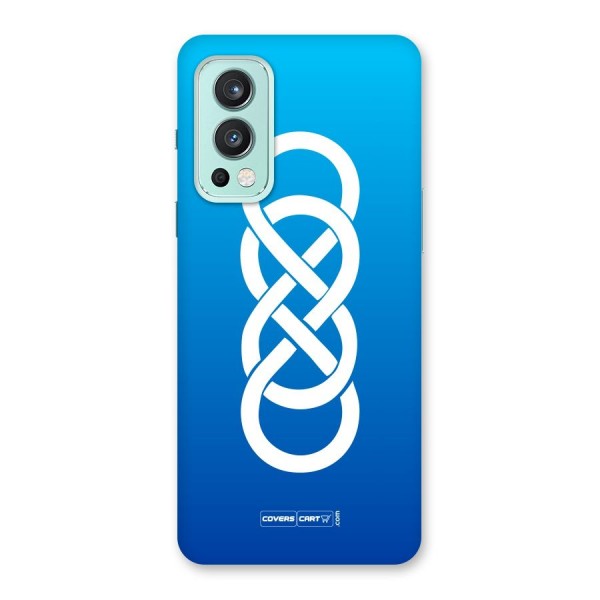 Double Infinity Blue Back Case for OnePlus Nord 2 5G
