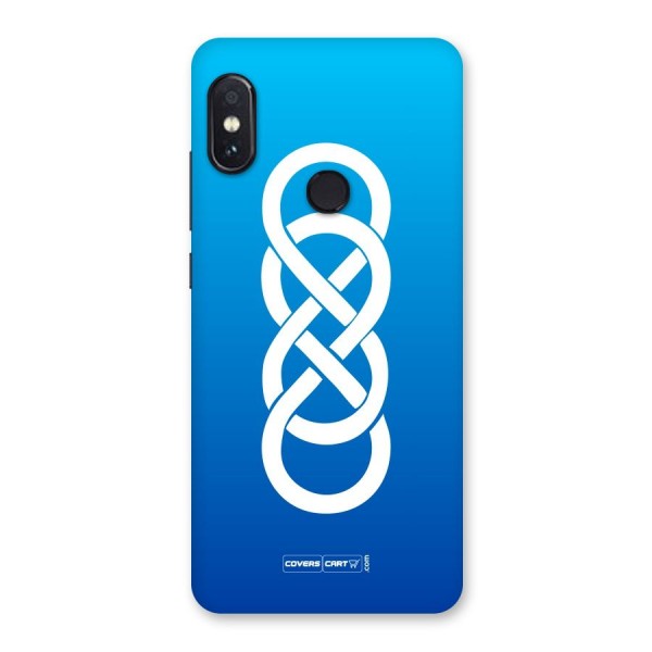 Double Infinity Blue Back Case for Redmi Note 5 Pro