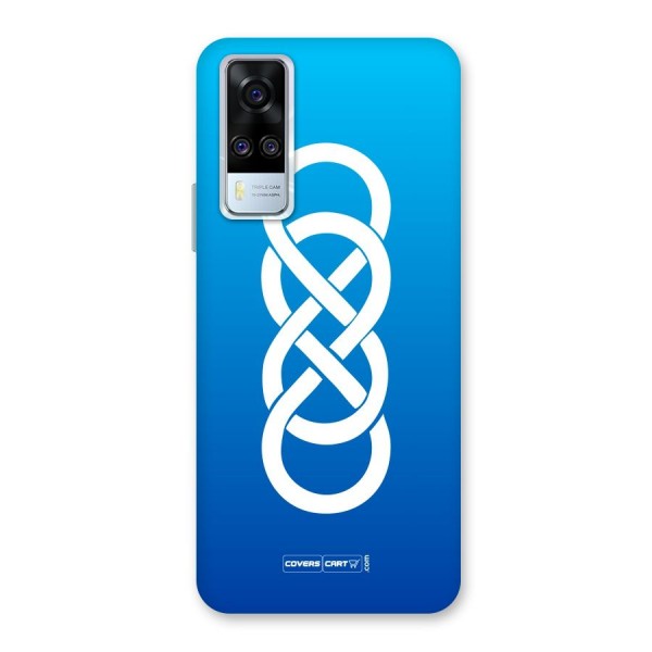 Double Infinity Blue Back Case for Vivo Y51A