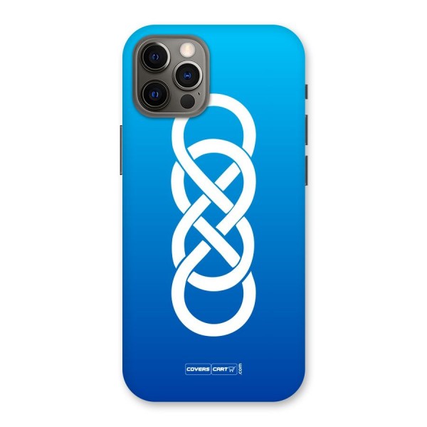 Double Infinity Blue Back Case for iPhone 12 Pro