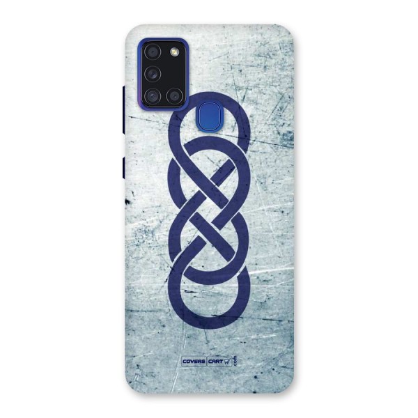 Double Infinity Rough Back Case for Galaxy A21s