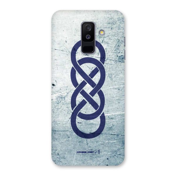 Double Infinity Rough Back Case for Galaxy A6 Plus