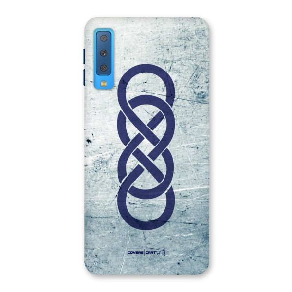 Double Infinity Rough Back Case for Galaxy A7 (2018)