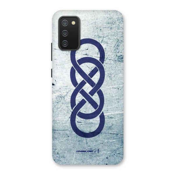 Double Infinity Rough Back Case for Galaxy F02s