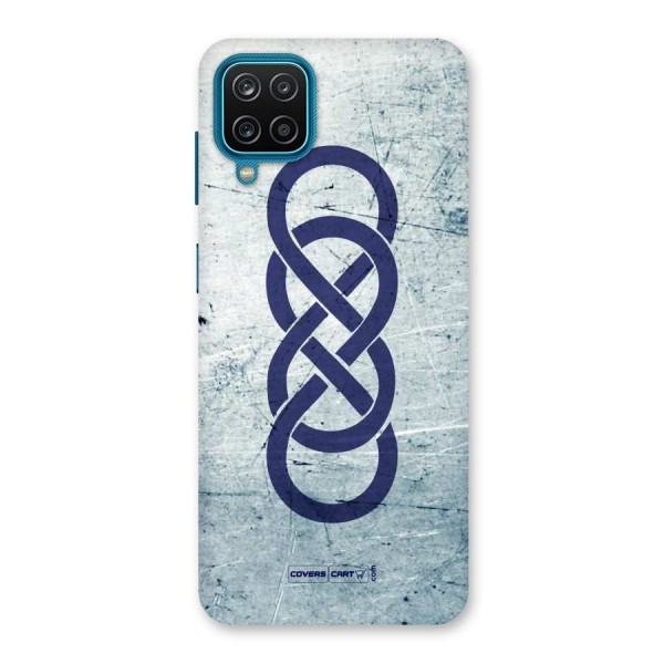 Double Infinity Rough Back Case for Galaxy F12