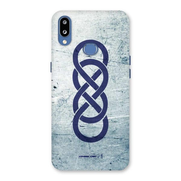 Double Infinity Rough Back Case for Galaxy M01s