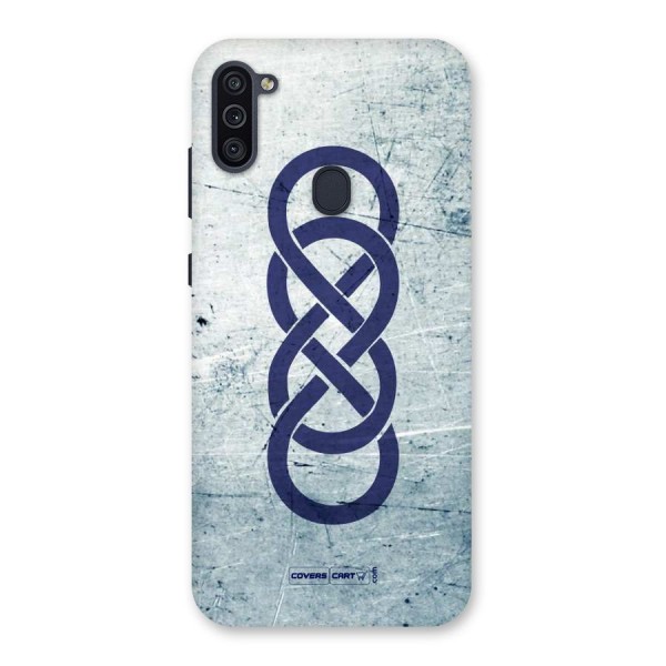 Double Infinity Rough Back Case for Galaxy M11