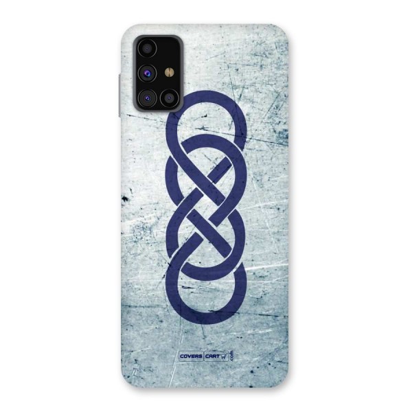 Double Infinity Rough Back Case for Galaxy M31s