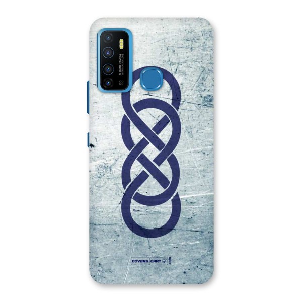 Double Infinity Rough Back Case for Infinix Hot 9
