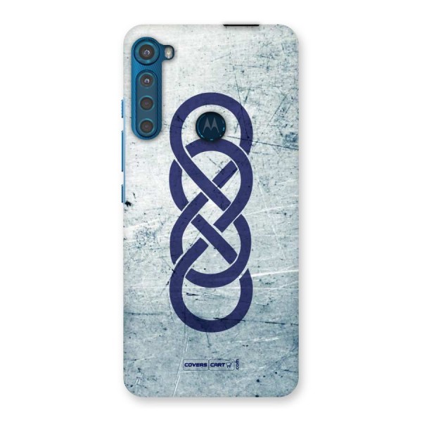 Double Infinity Rough Back Case for Motorola One Fusion Plus