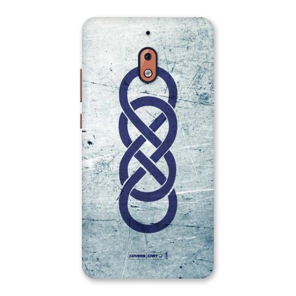 Double Infinity Rough Back Case for Nokia 2.1