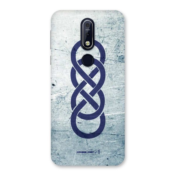 Double Infinity Rough Back Case for Nokia 7.1