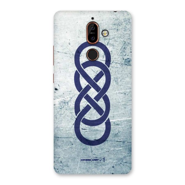 Double Infinity Rough Back Case for Nokia 7 Plus