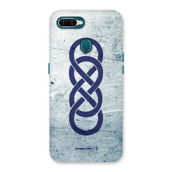 Double Infinity Rough Back Case for Oppo A12