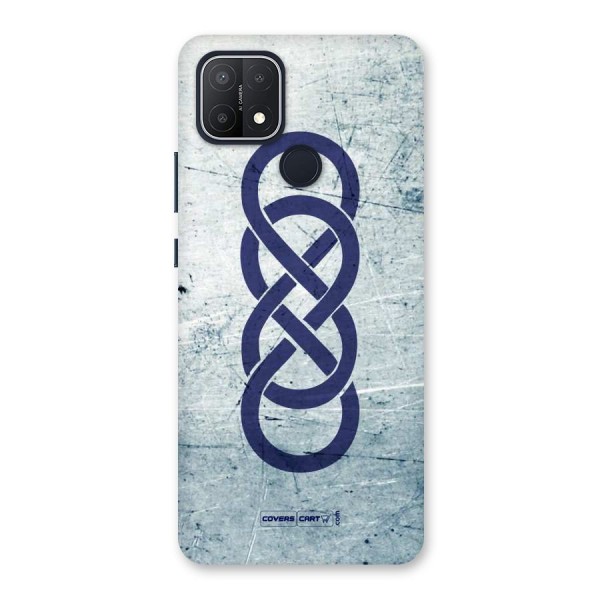 Double Infinity Rough Back Case for Oppo A15